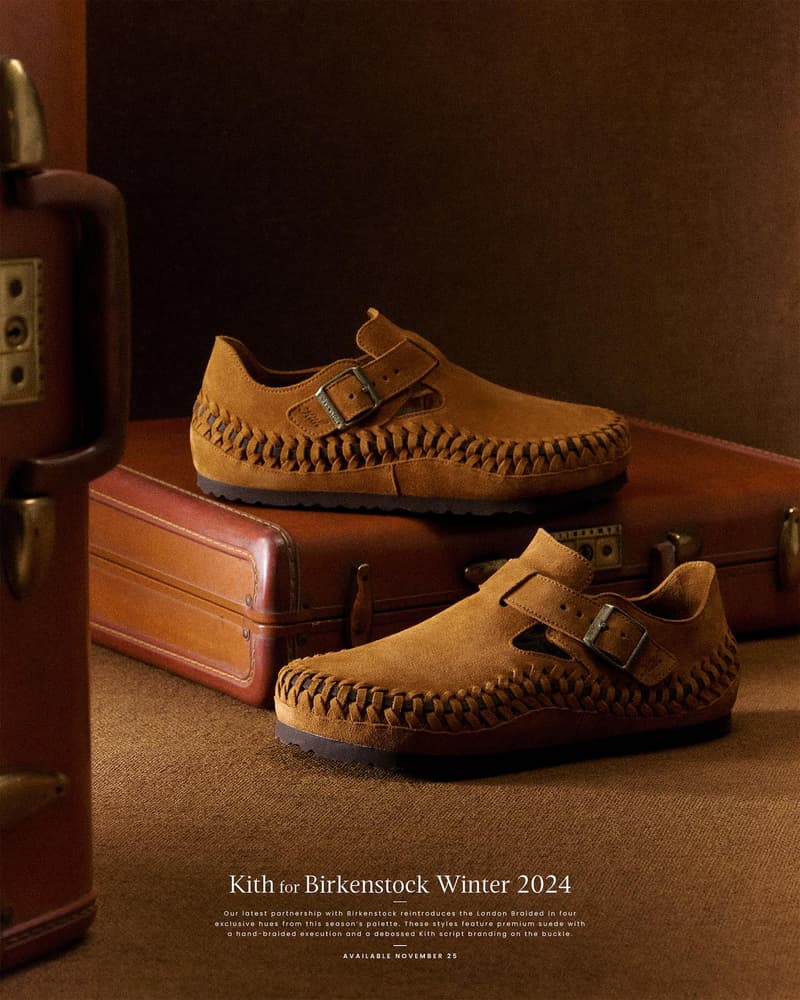 KITH x Birkenstock 2024 最新冬季聯名鞋款登場