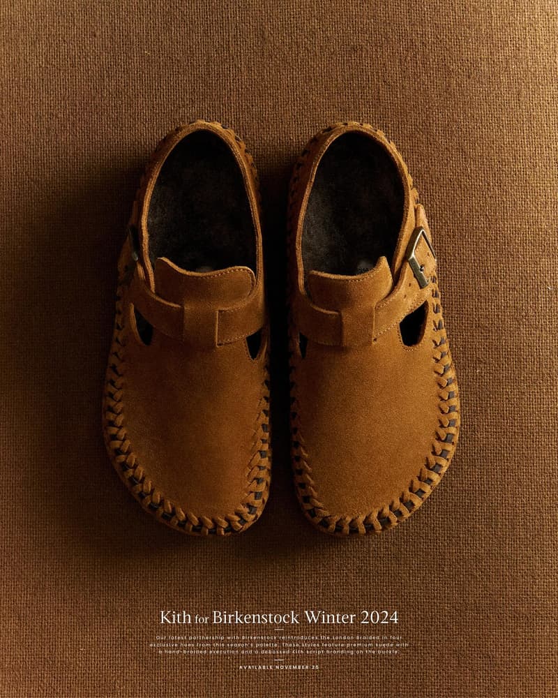 KITH x Birkenstock 2024 最新冬季聯名鞋款登場