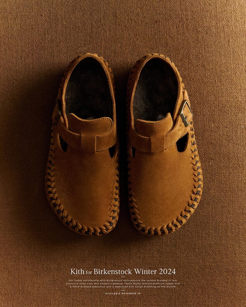 KITH x Birkenstock 2024 最新冬季聯名鞋款登場