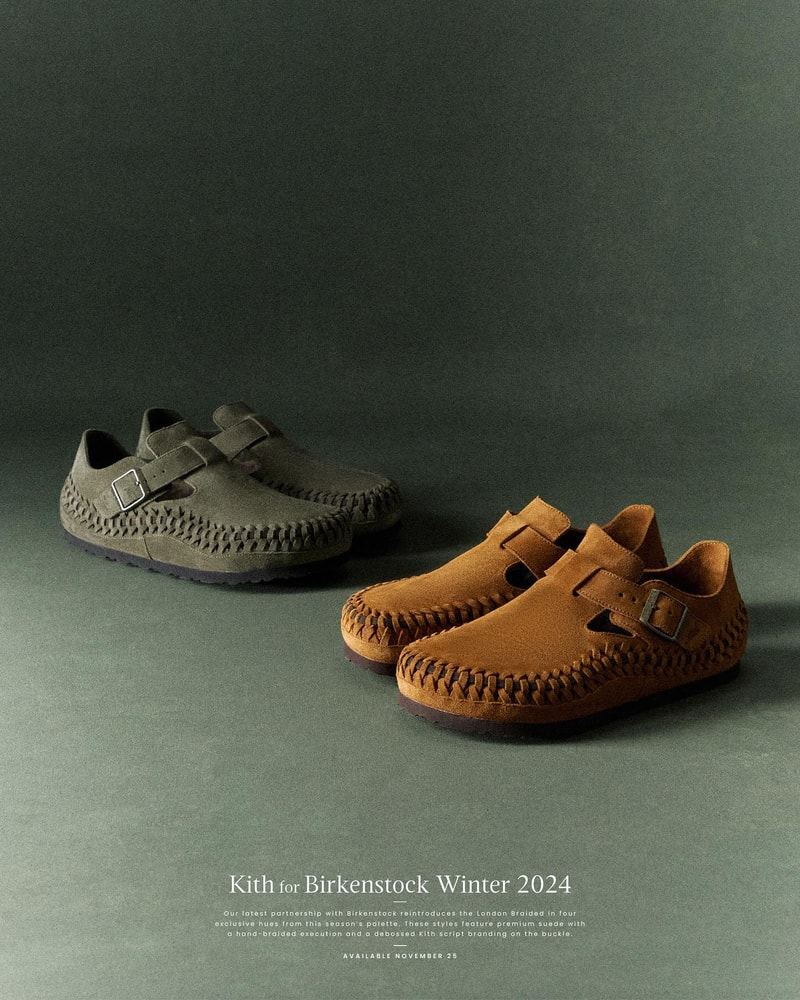 KITH x Birkenstock 2024 最新冬季聯名鞋款登場
