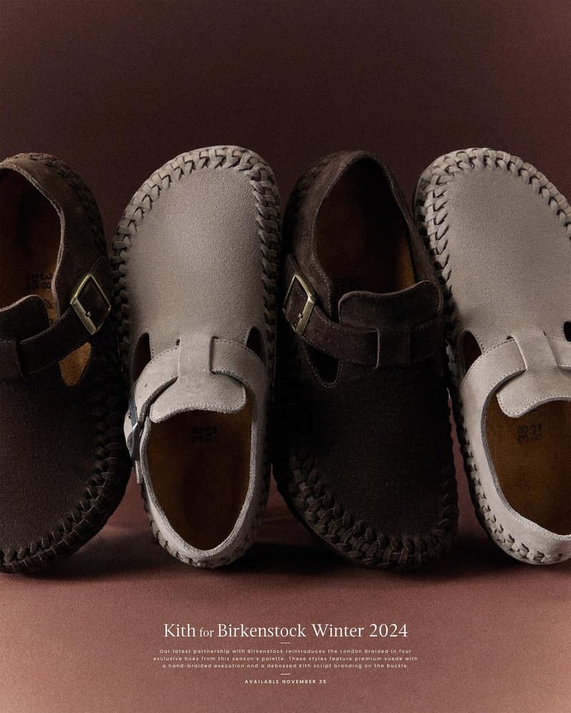 KITH x Birkenstock 2024 最新冬季聯名鞋款登場