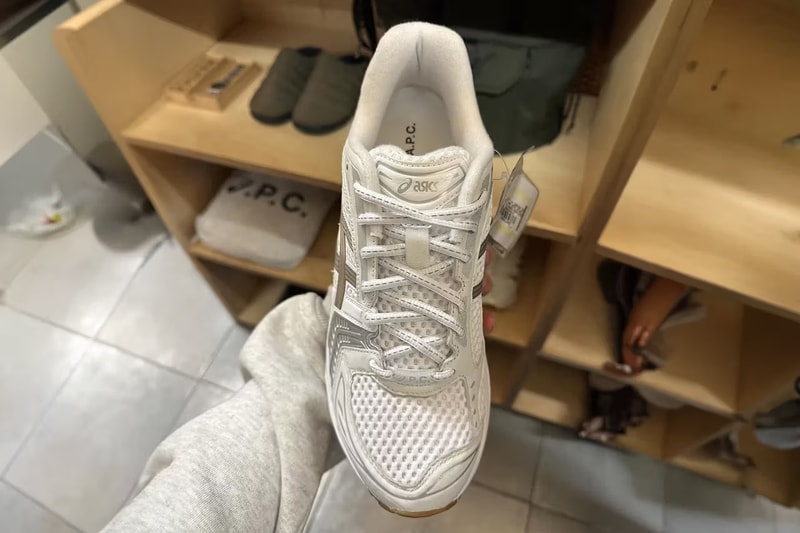 A.P.C. x ASICS GEL-KAYANO 14「White」最新联名鞋款率先亮相