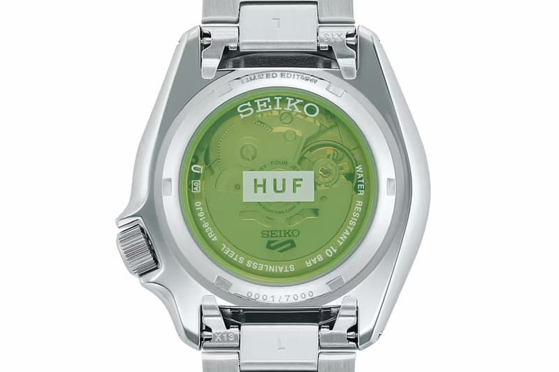 HUF x Seiko 5 Sports 最新联名錶款發佈