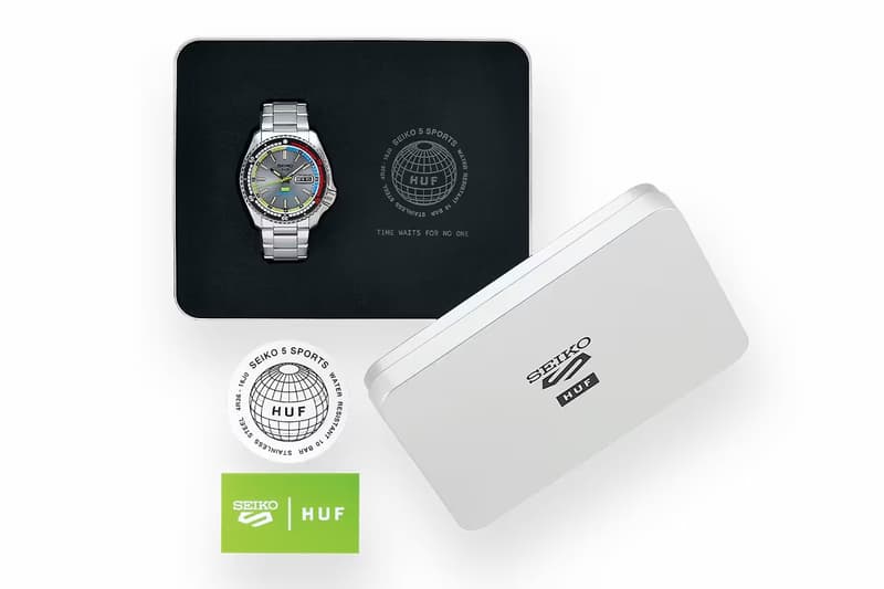 HUF x Seiko 5 Sports 最新联名錶款發佈