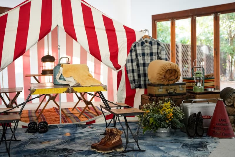 率先走進 visvim 最新 F.I.L. INDIGO CAMPING TRAILER 香港淺水灣期間限定店