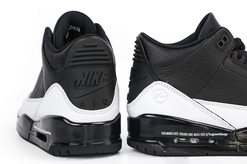 fragment design x Air Jordan 3 联名系列 Sample 鞋款曝光