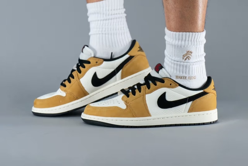 率先上脚 Air Jordan 1 Low OG 经典配色「Rookie of the Year」