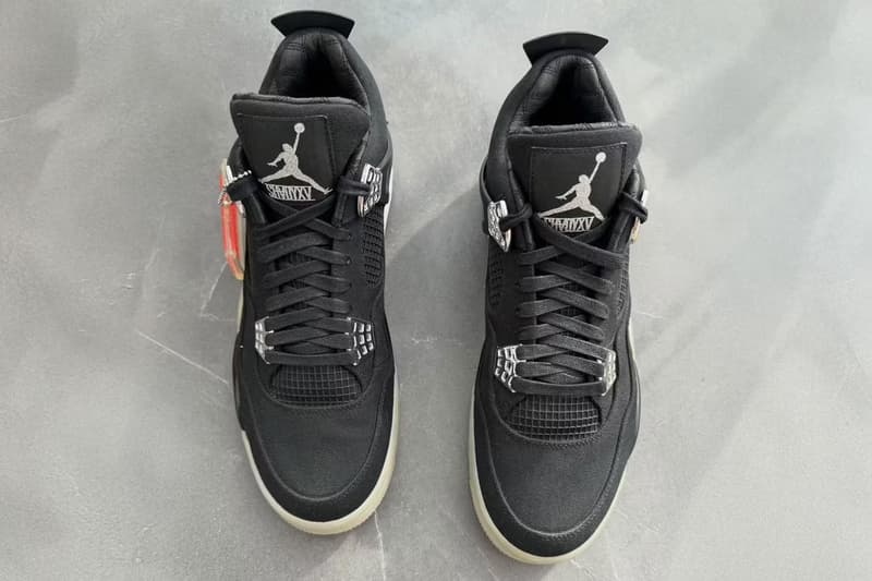 近赏 Eminem x Carhartt x Air Jordan 4「Black Chrome」经典联名鞋款