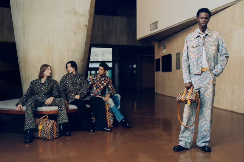 Louis Vuitton 2025 春夏男装系列形象广告登场