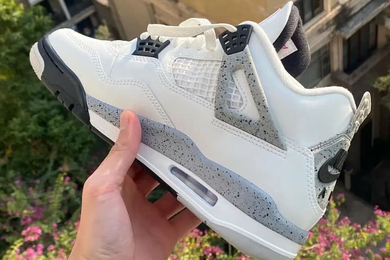 率先近賞 Air Jordan 4 全新復刻鞋款配色「White Cement」