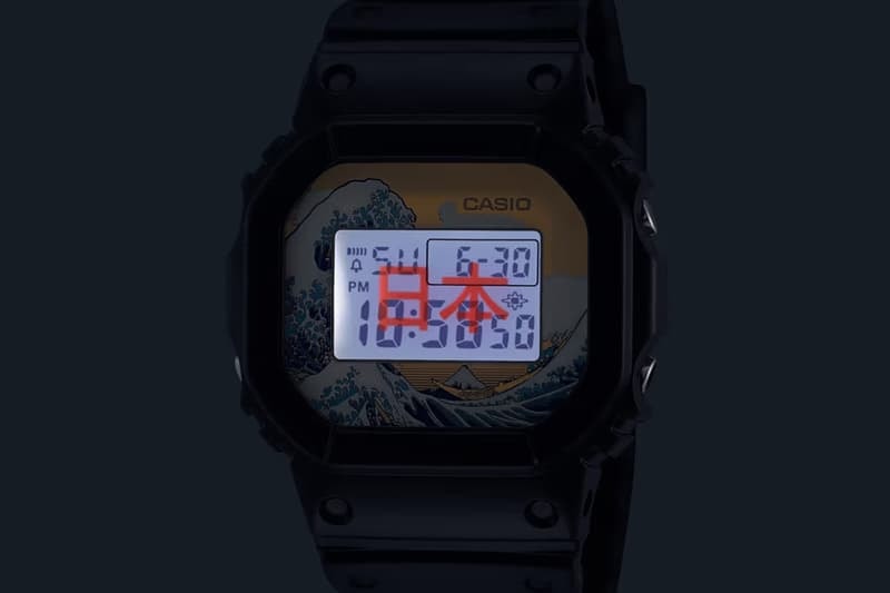 G-SHOCK 推出兩款全新葛飾北齋浮世繪名作 DW-5600 腕錶