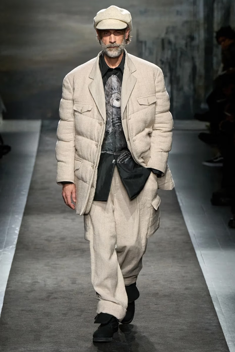 Yohji Yamamoto Pour Homme 2025 秋冬系列大秀登場