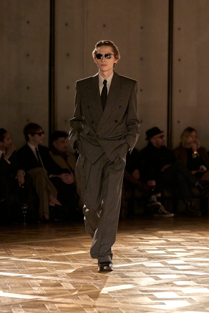 Saint Laurent 2025 冬季男士系列大秀登場