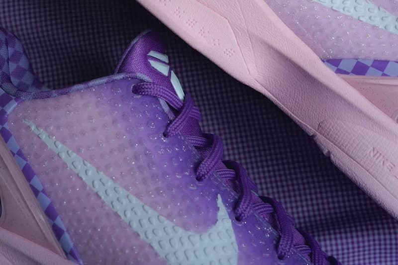 Vanessa Bryant 揭曉 Nike Kobe 6 Protro 全新配色「Purple Checkerboard」