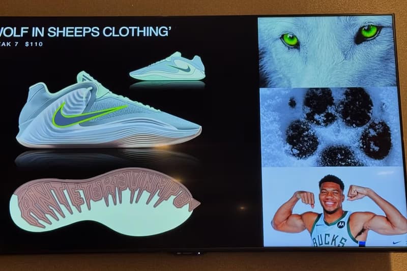 Giannis Antetokounmpo 率先曝光 Nike Giannis Freak 7 新一代簽名鞋款