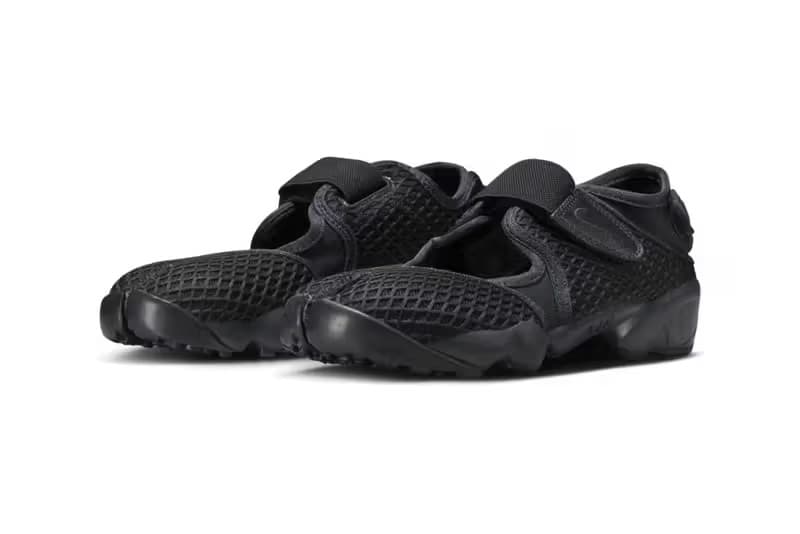 Nike Air Rift 推出全新升级版配色「Black Mesh」