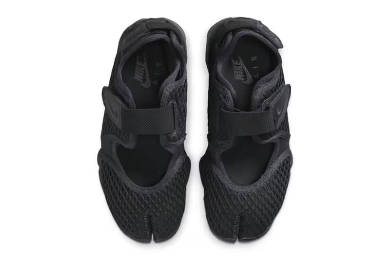 Nike Air Rift 推出全新升级版配色「Black Mesh」