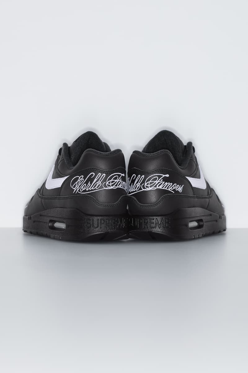 Supreme x Nike Air Max 1 2025 春季联名系列鞋款发布