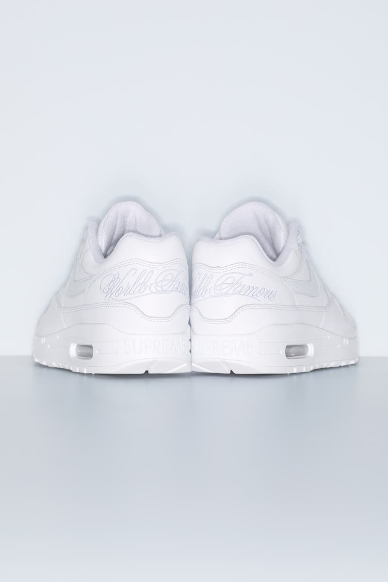 Supreme x Nike Air Max 1 2025 春季联名系列鞋款发布