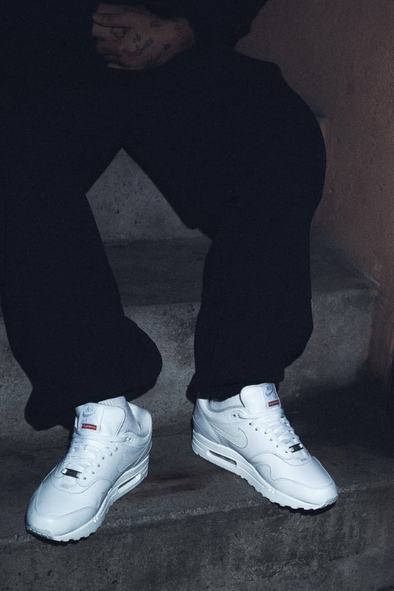 Supreme x Nike Air Max 1 2025 春季联名系列鞋款发布