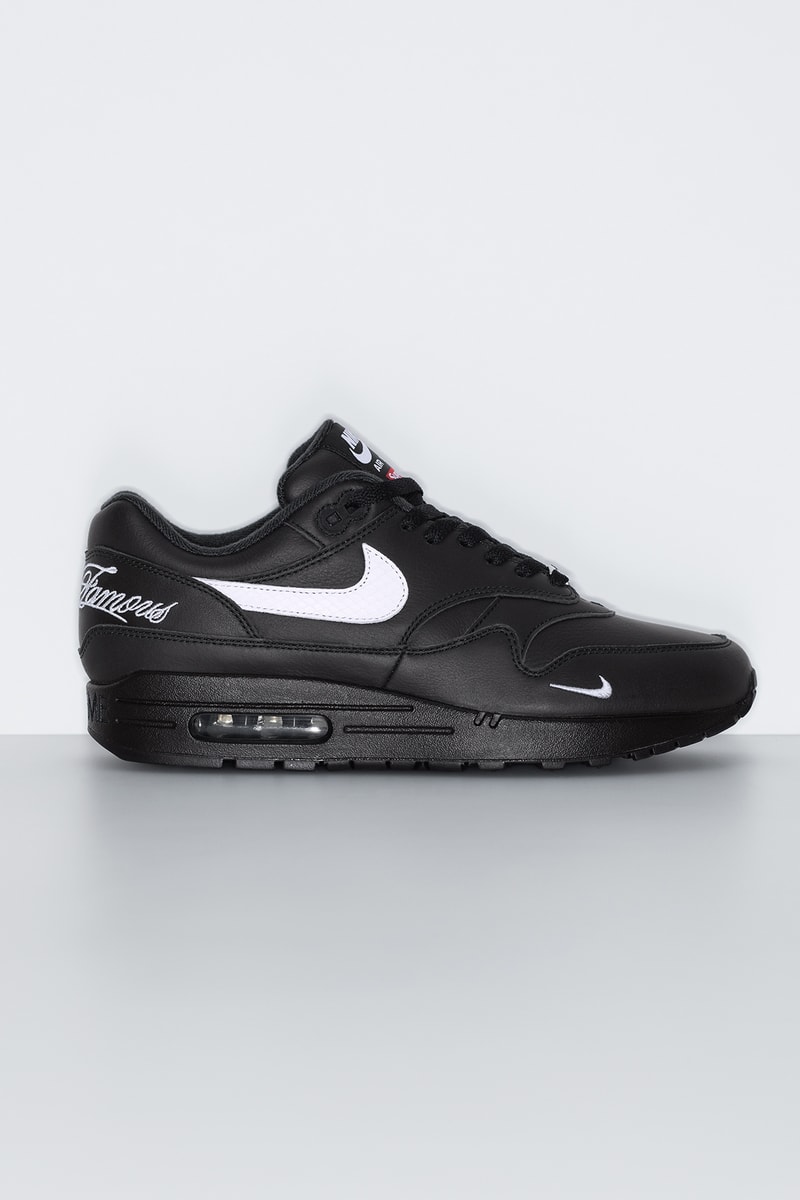 Supreme x Nike Air Max 1 2025 春季联名系列鞋款发布
