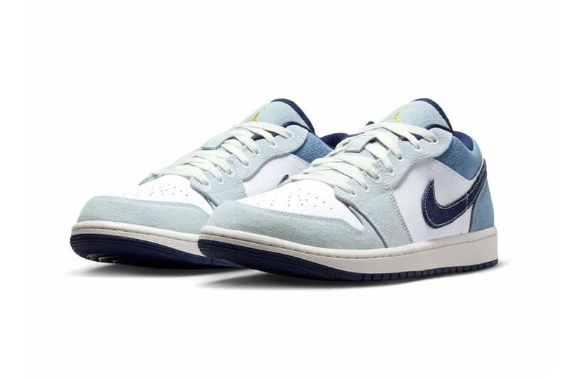 Nike 重新詮釋 Air Jordan 1 Low 藍色牛仔風格