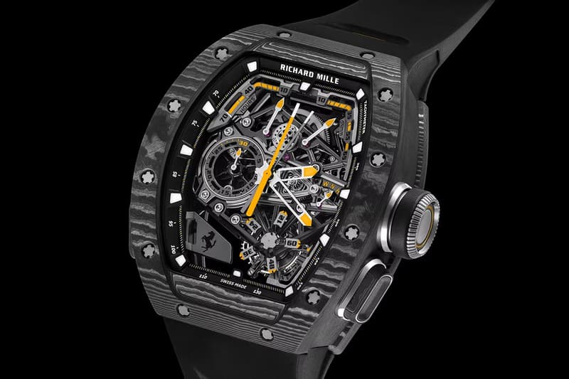 Richard Mille 携手 Ferrari 推出 RM 43-01 陀飞轮双秒追针计时腕表