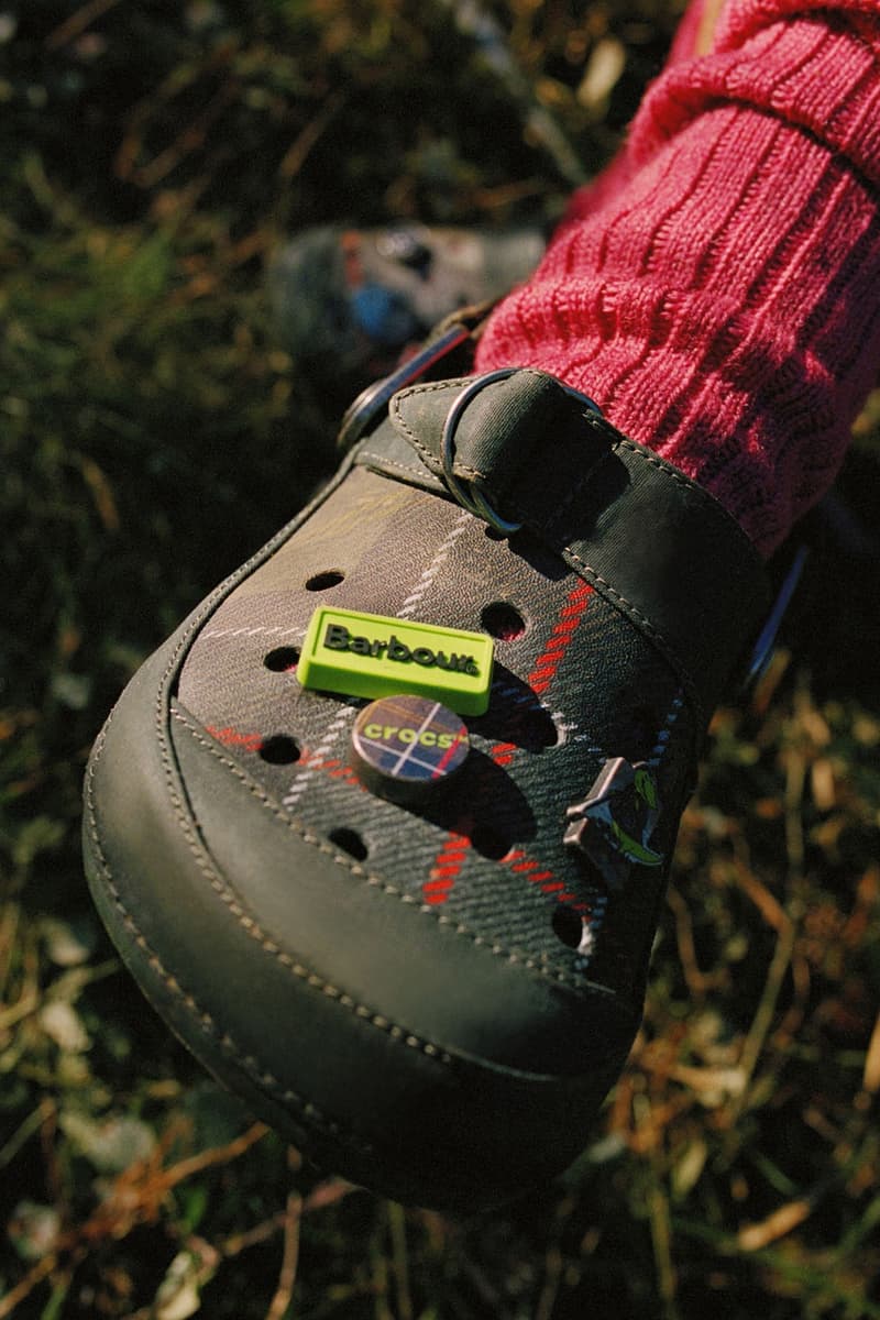 Crocs 首次携手 Barbour 推出联名系列