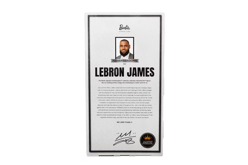 可曾想過 LeBron James 有一天會成為 Barbie 玩偶？