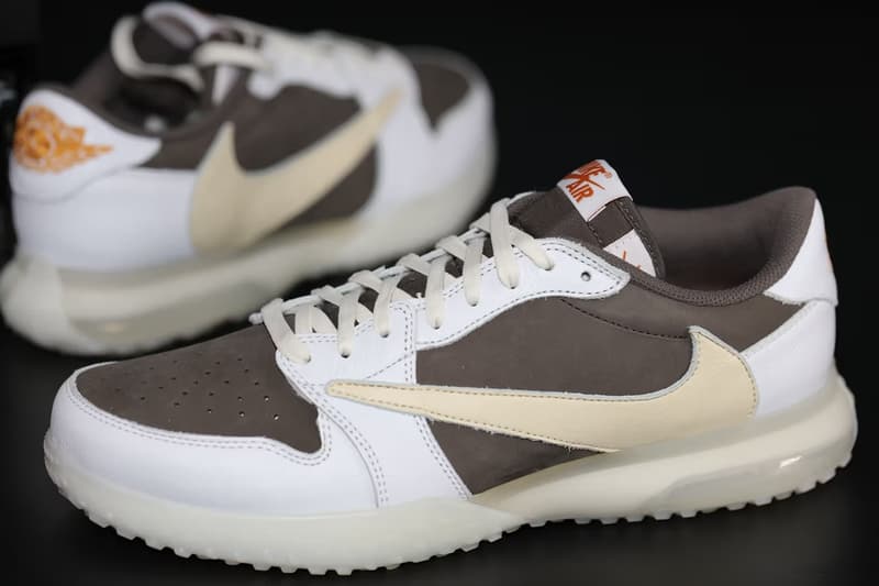 近覽 Travis Scott x Air Jordan 1「Reverse Mocha」樣品鞋款