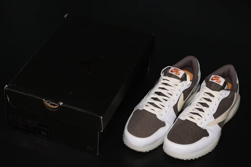 近覽 Travis Scott x Air Jordan 1「Reverse Mocha」樣品鞋款
