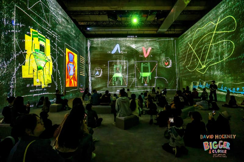 走进 David Hockney 上海沉浸式艺术展