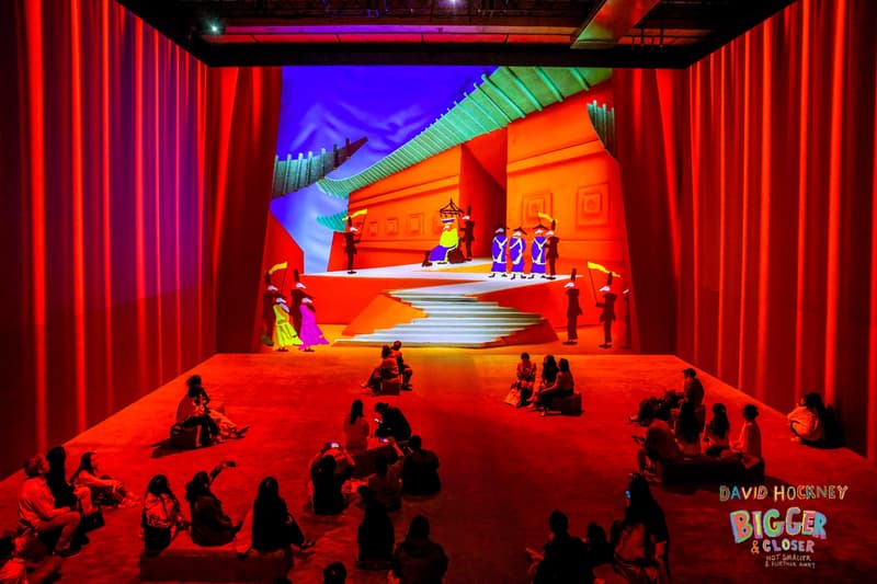 走进 David Hockney 上海沉浸式艺术展