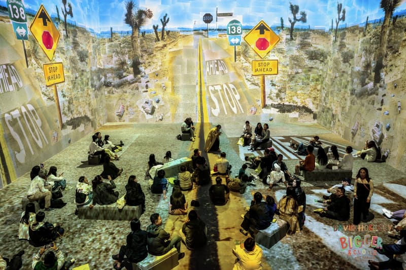 走进 David Hockney 上海沉浸式艺术展