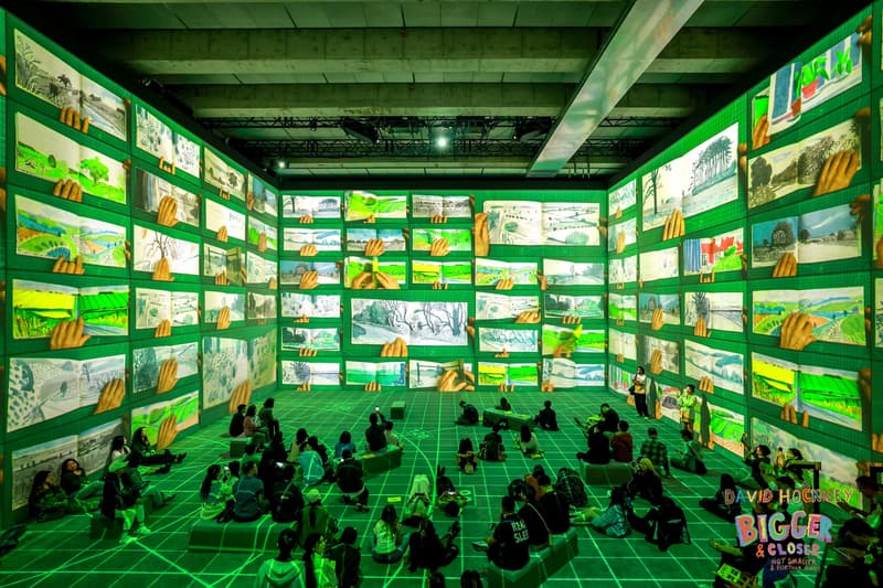走进 David Hockney 上海沉浸式艺术展