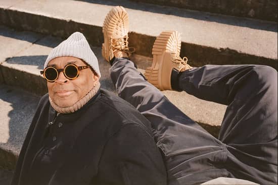 Spike Lee wearing Air Jordans