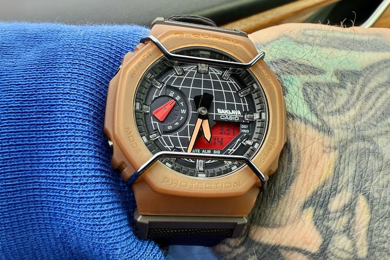 官方近赏 G-SHOCK × BAKLAVA 全新「Desert King」GA-2100 联名腕表