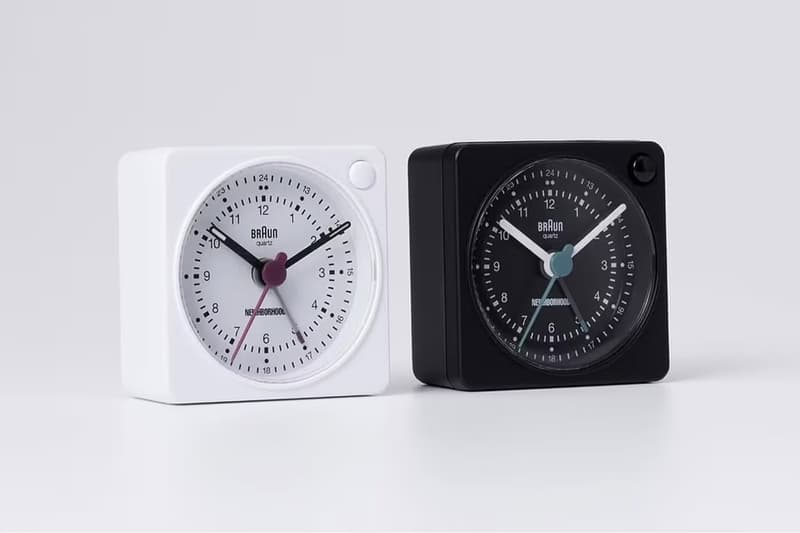 NEIGHBORHOOD 攜手 Braun 推出全新聯名系列時鐘