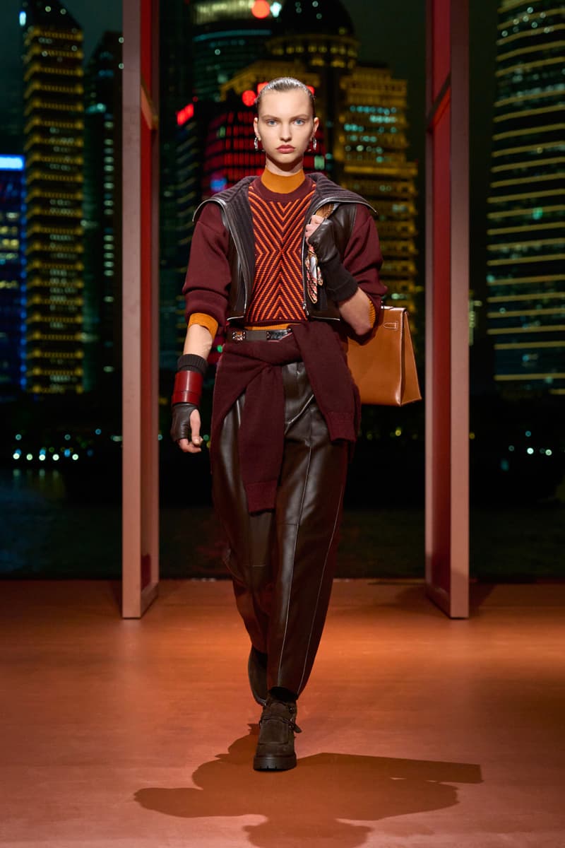 Hermès 于上海举办 2025 秋冬女装系列发布会