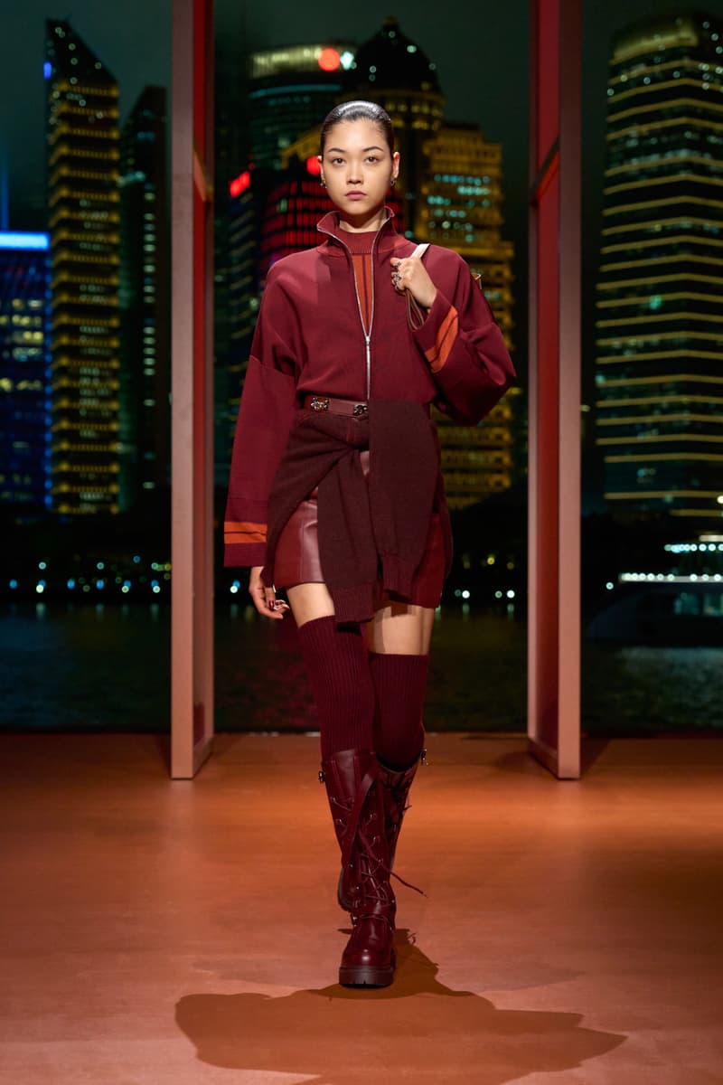 Hermès 于上海举办 2025 秋冬女装系列发布会