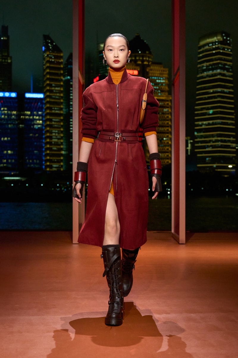 Hermès 于上海举办 2025 秋冬女装系列发布会