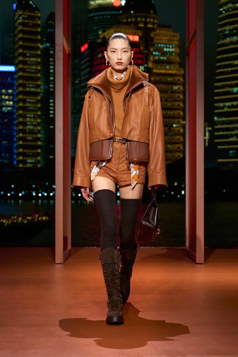 Hermès 于上海举办 2025 秋冬女装系列发布会