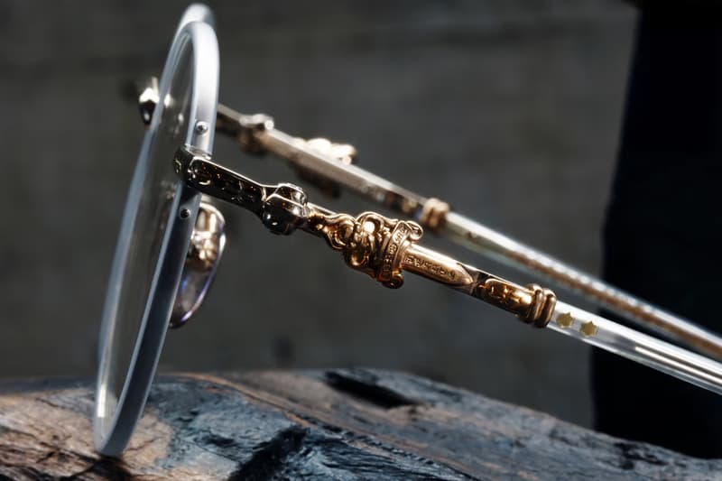 Chrome Hearts 最新 22K 金配飾眼鏡系列登場
