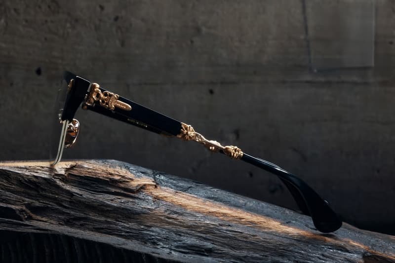 Chrome Hearts 最新 22K 金配飾眼鏡系列登場