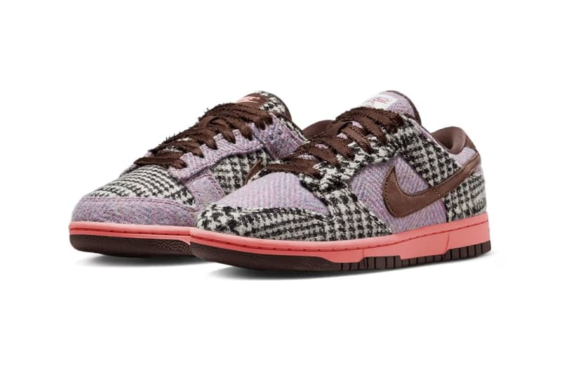 Harris Tweed x Nike Dunk Low 最新聯名系列鞋款率先亮相