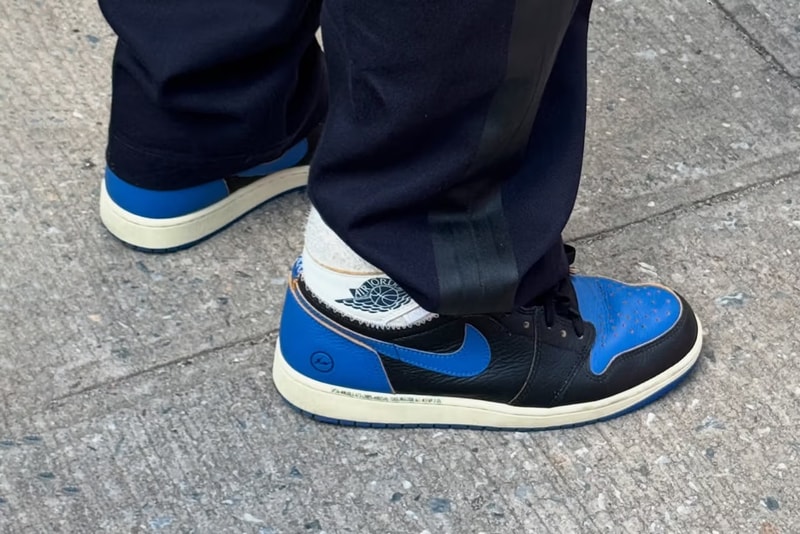 藤原浩率先曝光 fragment design x Union LA x Air Jordan 1 High OG「Sport Royal」最新聯名配色