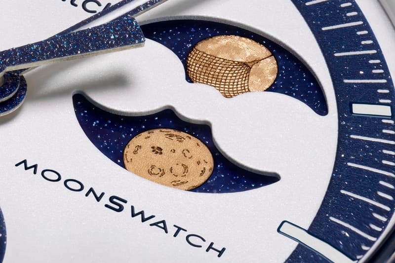 OMEGA x Swatch 释出 MISSION TO EARTHPHASE - MOONSHINE GOLD 腕表