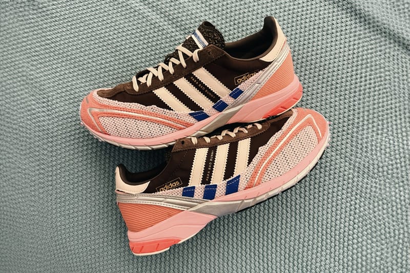 率先近賞 Bad Bunny x adidas Adizero SL72「Brown/Pink」最新联名鞋款
