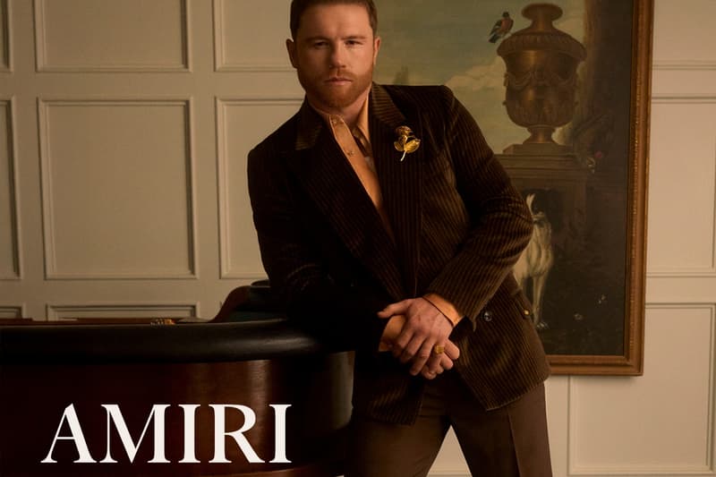 代言人 Saúl ‘Canelo’ Álvarez 演绎 AMIRI  2025 秋冬广告大片
