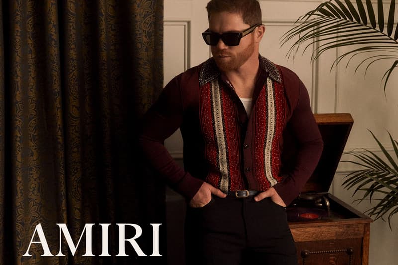 代言人 Saúl ‘Canelo’ Álvarez 演绎 AMIRI  2025 秋冬广告大片